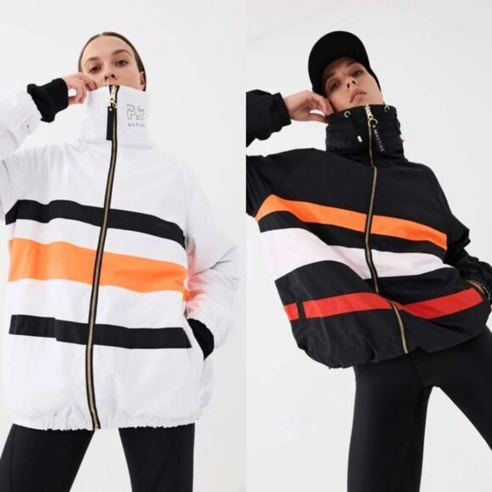 NWT PE Nation Legacy Recycled reversible hooded Jacket size XS‎